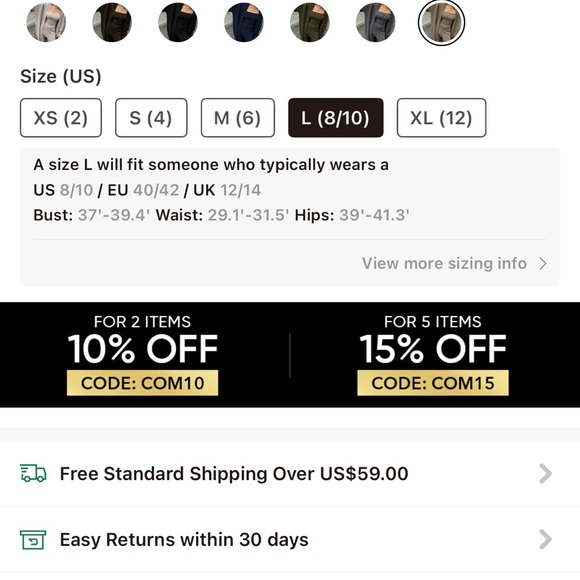 Commense Beige Knit Cardigan Set - Picture 6 of 9